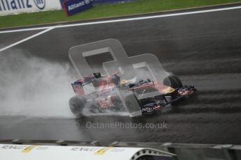 © Octane Photographic 2010. 2010 F1 Belgian Grand Prix, Friday August 27th 2010. Toro Rosso - Jaime Alguersuari. Digital Ref : 0030CB1D0289