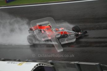 © Octane Photographic 2010. 2010 F1 Belgian Grand Prix, Friday August 27th 2010. Virgin VR-01 Lucas di Grassi. Digital Ref : 0030CB1D0293