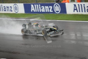 © Octane Photographic 2010. 2010 F1 Belgian Grand Prix, Friday August 27th 2010. Lotus T127 - Jarno Trulli. Digital Ref : 0030CB1D0320