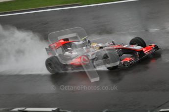 © Octane Photographic 2010. 2010 F1 Belgian Grand Prix, Friday August 27th 2010. McLaren MP4/25 - Lewis Hamilton. Digital Ref : 0030CB1D0392