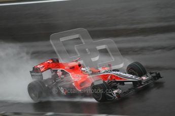 © Octane Photographic 2010. 2010 F1 Belgian Grand Prix, Friday August 27th 2010. Virgin VR-01 - Timo Glock. Digital Ref : 0030CB1D0478