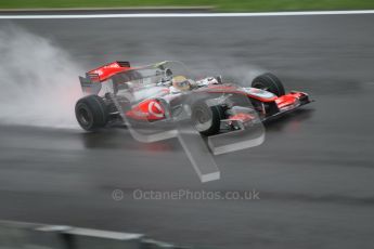 © Octane Photographic 2010. 2010 F1 Belgian Grand Prix, Friday August 27th 2010. McLaren MP4/25 - Lewis Hamilton. Digital Ref : 0030CB1D0553