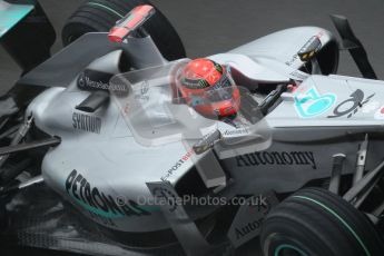 © Octane Photographic 2010. 2010 F1 Belgian Grand Prix, Friday August 27th 2010. Mercedes MGP W01 - Micael Schumacher. Digital Ref : 0030CB1D0559