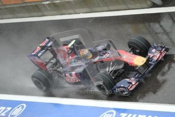 © Octane Photographic 2010. 2010 F1 Belgian Grand Prix, Friday August 27th 2010. Toro Rosso STR5 - Jamie Alguersuari. Digital Ref : 0030CB1D0636