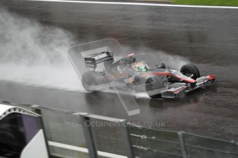 © Octane Photographic 2010. 2010 F1 Belgian Grand Prix, Friday August 27th 2010. Hispania F110 - Sakon Yamamoto. Digital Ref : 0030CB1D0676