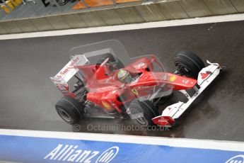 © Octane Photographic 2010. 2010 F1 Belgian Grand Prix, Friday August 27th 2010. Ferrari F10 - Felipe Massa. Digital Ref : 0030CB1D0681