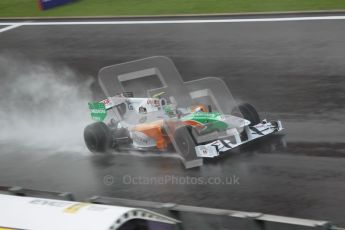 © Octane Photographic 2010. 2010 F1 Belgian Grand Prix, Friday August 27th 2010. Force India VJM03 - Vitantonio Liuzzi. Digital Ref : 0030CB1D0731