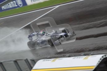 © Octane Photographic 2010. 2010 F1 Belgian Grand Prix, Friday August 27th 2010. Williams FW32 - Rubens Barichello. Digital Ref : 0030CB1D0749