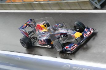 © Octane Photographic 2010. 2010 F1 Belgian Grand Prix, Friday August 27th 2010. Red Bull RB6 - Sebastian Vettel. Digital Ref : 0030CB1D0775