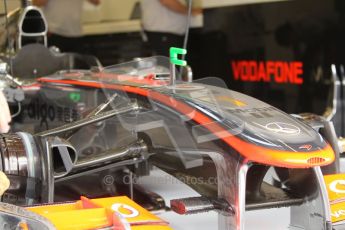 © Octane Photographic 2010. 2010 F1 Belgian Grand Prix, Friday August 27th 2010. McLaren MP4/25 - Lewis Hamilton. Digital Ref : 0030CB1D1135