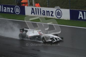 © Octane Photographic 2010. 2010 F1 Belgian Grand Prix, Friday August 27th 2010. Sauber C29 - Kamui Kobayashi. Digital Ref : 0030LW7D9701