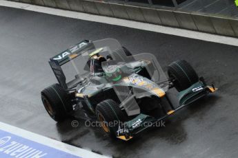 © Octane Photographic 2010. 2010 F1 Belgian Grand Prix, Friday August 27th 2010. Lotus T127 - Heikki Kovalainen. Digital Ref : 0030LW7D9824