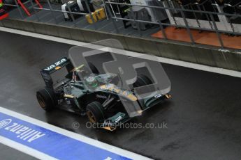 © Octane Photographic 2010. 2010 F1 Belgian Grand Prix, Friday August 27th 2010. Lotus T127 - Heikki Kovalainen. Digital Ref : 0030LW7D9834