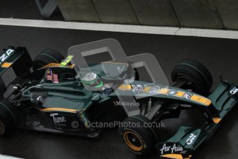 © Octane Photographic 2010. 2010 F1 Belgian Grand Prix, Friday August 27th 2010. Lotus T127 - Heikki Kovalainen. Digital Ref : 0030LW7D9843