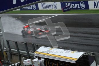 © Octane Photographic 2010. 2010 F1 Belgian Grand Prix, Friday August 27th 2010. McLaren MP4/25 - Jenson Button. Digital Ref : 0030LW7D9865