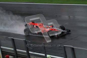 © Octane Photographic 2010. 2010 F1 Belgian Grand Prix, Friday August 27th 2010. Virgin VR-01 - Timo Glock. Digital Ref : 0030LW7D9870