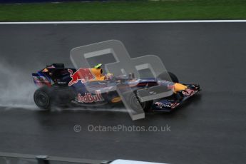 © Octane Photographic 2010. 2010 F1 Belgian Grand Prix, Friday August 27th 2010. Red Bull RB6 - Mark Webber. Digital Ref : 0030LW7D9877