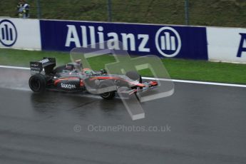 © Octane Photographic 2010. 2010 F1 Belgian Grand Prix, Friday August 27th 2010. Hispania F110 - Sakon Yamamoto. Digital Ref : 0030LW7D9893