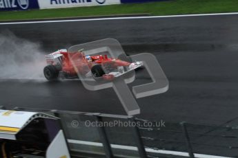 © Octane Photographic 2010. 2010 F1 Belgian Grand Prix, Friday August 27th 2010. Ferrari F10 - Felipe Massa. Digital Ref : 0030LW7D9910