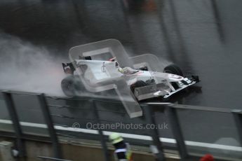 © Octane Photographic 2010. 2010 F1 Belgian Grand Prix, Friday August 27th 2010. Sauber C29 - Pedro de la Rosa. Digital Ref : 0030LW7D9931
