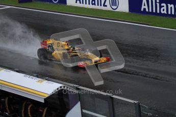 © Octane Photographic 2010. 2010 F1 Belgian Grand Prix, Friday August 27th 2010. Renault R30 - Robert Kubica. Digital Ref : 0030LW7D9951