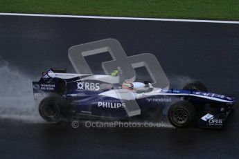© Octane Photographic 2010. 2010 F1 Belgian Grand Prix, Friday August 27th 2010. Williams FW32 - Nico Hulkenberg. Digital Ref : 0030LW7D9960