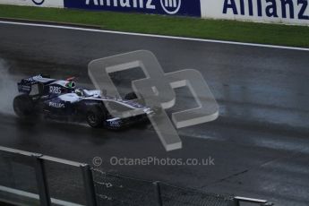 © Octane Photographic 2010. 2010 F1 Belgian Grand Prix, Friday August 27th 2010. Williams FW32 - Nico Hulkenberg. Digital Ref : 0030LW7D9968