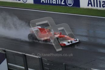 © Octane Photographic 2010. 2010 F1 Belgian Grand Prix, Friday August 27th 2010. Ferrari F10 - Fernando Alonso. Digital Ref : 0030LW7D9975
