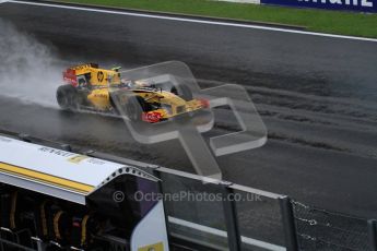 © Octane Photographic 2010. 2010 F1 Belgian Grand Prix, Friday August 27th 2010. Renault R30 - Vitaly Petrov. Digital Ref : 0030LW7D9987