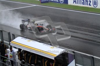 © Octane Photographic 2010. 2010 F1 Belgian Grand Prix, Friday August 27th 2010. Hispania F110 - Bruno Senna. Digital Ref : 0030LW7D9995