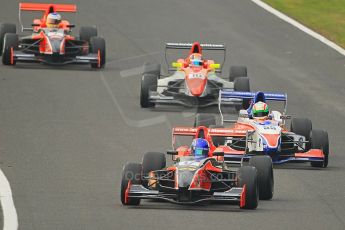 © Octane Photographic 2010. Formula Renault UK. Lewis Willamson leading the out lap - Manor Competition. June 5th 2010. Digital Ref : 0058CB1D0640