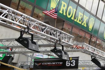 2010 Le Mans 24 Hour (24 Heures du Mans), 11th June 2010. Corvette Racing garage. Digital ref : CB1D2113