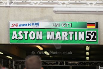 2010 Le Mans 24 Hour (24 Heures du Mans), 11th June 2010. AMR Young Driver garage. Digital ref : CB1D2151