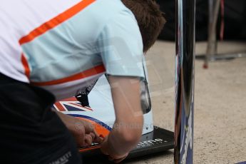2010 Le Mans 24 Hour (24 Heures du Mans), 11th June 2010. Aston Martin Racing - Lola B09/60-Aston Martin garage. Digital ref : CB1D2170