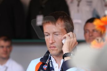 2010 Le Mans 24 Hour (24 Heures du Mans), 11th June 2010. Harold Primat in the Aston Martin paddock. Digital ref : CB5D2197