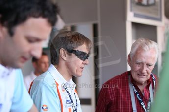 2010 Le Mans 24 Hour (24 Heures du Mans), 11th June 2010. Sam Hancock in the Aston Martin paddock. Digital ref : CB1D2225