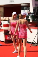 2010 Le Mans 24 Hour (24 Heures du Mans), 11th June 2010. Drivers' parade, Oak racing girls. Digital ref : CB1D2262