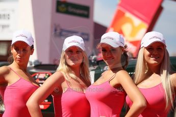 2010 Le Mans 24 Hour (24 Heures du Mans), 11th June 2010. Drivers' parade, Oak racing girls. Digital ref : CB1D2277