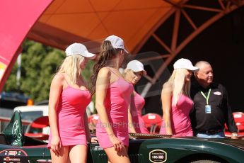 2010 Le Mans 24 Hour (24 Heures du Mans), 11th June 2010. Drivers' parade, Oak racing girls. Digital ref : CB1D2286