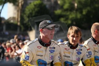 2010 Le Mans 24 Hour (24 Heures du Mans), 11th June 2010. Drivers' parade. Corvette Racing -Johnny O'Connell, Antonio Garcia. Digital ref : CB1D2396