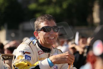 2010 Le Mans 24 Hour (24 Heures du Mans), 11th June 2010. Drivers' parade. Corvette Racing - Emmanuel Collard. Digital ref : CB1D2410