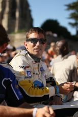 2010 Le Mans 24 Hour (24 Heures du Mans), 11th June 2010. Drivers' parade. Corvette Racing - Emmanuel Collard. Digital ref : CB1D2415