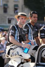 2010 Le Mans 24 Hour (24 Heures du Mans), 11th June 2010. Drivers' parade. Strakka Racing - Danny Watts, Nick Leventis. Digital ref : CB1D2417