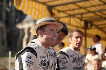 2010 Le Mans 24 Hour (24 Heures du Mans), 11th June 2010. Drivers' parade. Strakka Racing - Danny Watts, Nick Leventis, Johnny Kane. Digital ref : CB1D2436