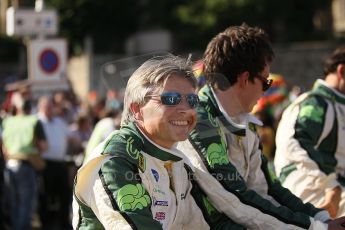 2010 Le Mans 24 Hour (24 Heures du Mans), 11th June 2010. Drivers' parade. Drayson Racing - Lord Paul Drayson, Jonny Cocker. Digital ref : CB1D2473