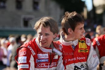 2010 Le Mans 24 Hour (24 Heures du Mans), 11th June 2010. Drivers' parade. Kolles - Christian Albers, Oliver Jarvis. Digital ref : CB1D2528