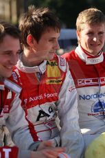 2010 Le Mans 24 Hour (24 Heures du Mans), 11th June 2010. Drivers' parade. Kolles - Christian Albers, Oliver Jarvis, Christian Bakkerud. Digital ref : CB1D2535