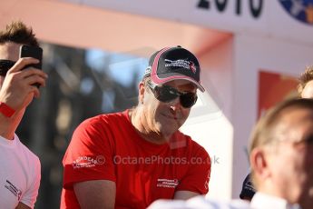2010 Le Mans 24 Hour (24 Heures du Mans), 11th June 2010. Drivers' parade. Beechdean Mansell - Nigel Mansell. Digital ref : CB1D2706