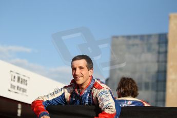 2010 Le Mans 24 Hour (24 Heures du Mans), 11th June 2010. Drivers' parade. Gerard Welter - Tristan Gommendy. Digital ref : CB1D2807