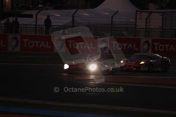 2010 Le Mans, Sunday June 13th 2010. Dunlop Chicane at dawn. Digital Ref : CB1D4991